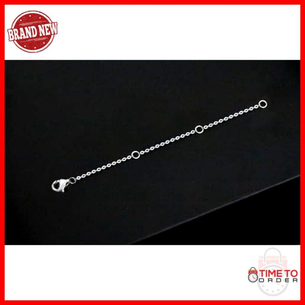 14k Solid Gold Adjustable Extension Chain Delicat… - image 3